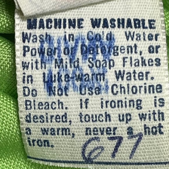 Vintage HALSTON IV Dorian Lime Green Long Sleeved Boat Neck Column Maxi Dress - Picture 13 of 16